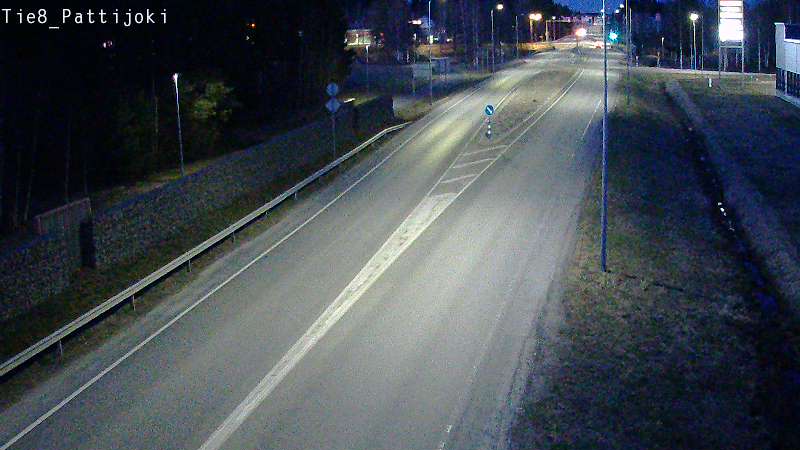 Weather Camera Image Väg 8 Raahe, Pattijoki, Raahe, Pohjois-Pohjanmaa