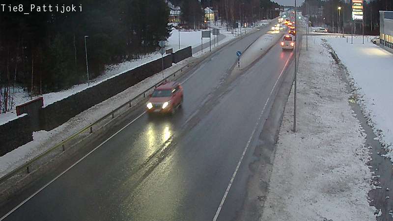 Weather Camera Image Road 8 Raahe, Pattijoki, Raahe, Pohjois-Pohjanmaa