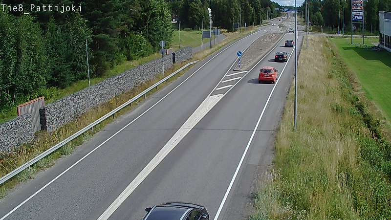 Weather Camera Image Väg 8 Raahe, Pattijoki, Raahe, Pohjois-Pohjanmaa