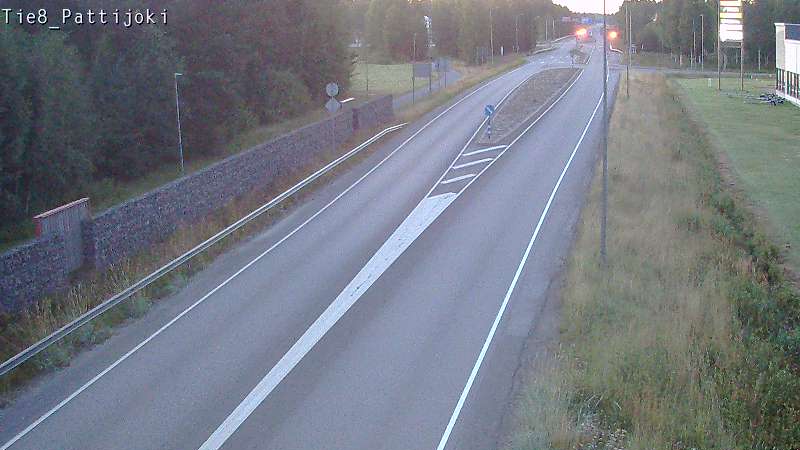 Weather Camera Image Road 8 Raahe, Pattijoki, Raahe, Pohjois-Pohjanmaa