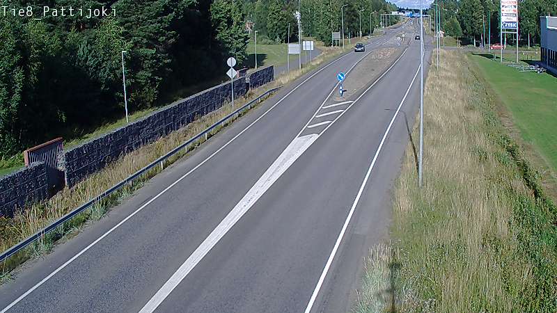 Weather Camera Image Road 8 Raahe, Pattijoki, Raahe, Pohjois-Pohjanmaa