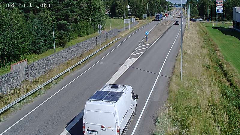 Weather Camera Image Road 8 Raahe, Pattijoki, Raahe, Pohjois-Pohjanmaa