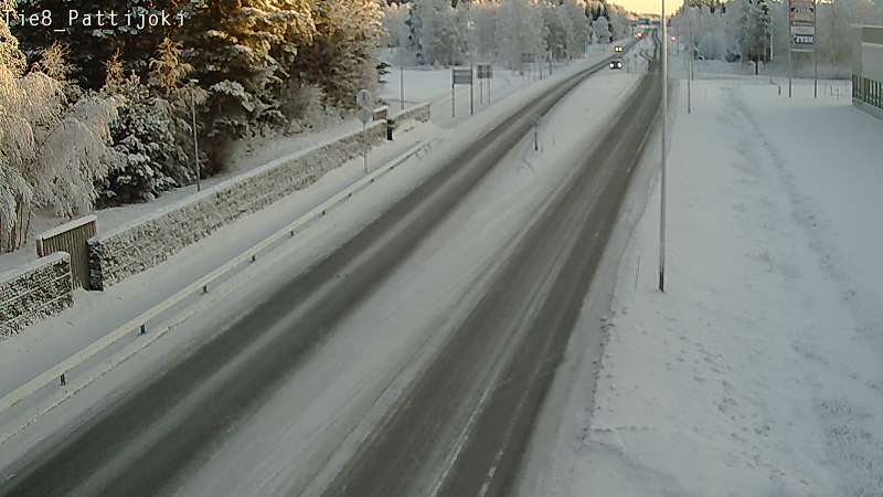 Weather Camera Image Road 8 Raahe, Pattijoki, Raahe, Pohjois-Pohjanmaa