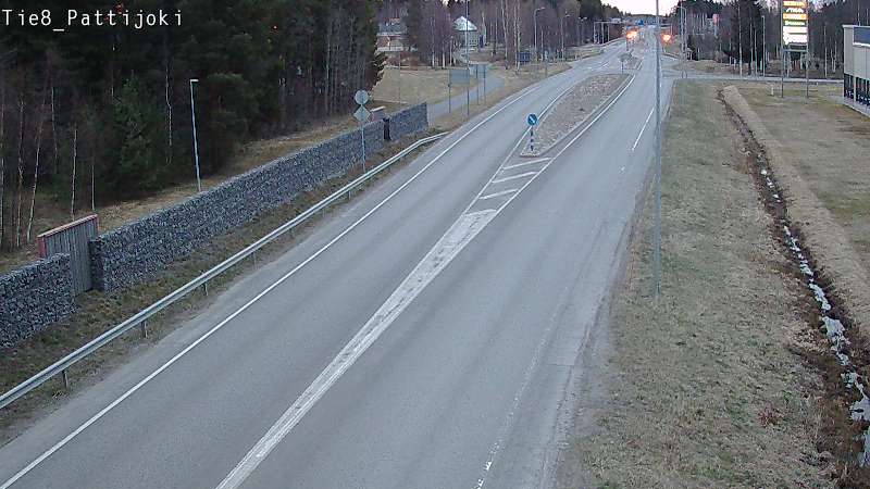 Weather Camera Image Väg 8 Raahe, Pattijoki, Raahe, Pohjois-Pohjanmaa