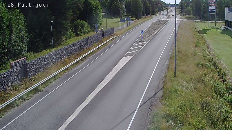Weather Camera Image Road 8 Raahe, Pattijoki, Raahe, Pohjois-Pohjanmaa