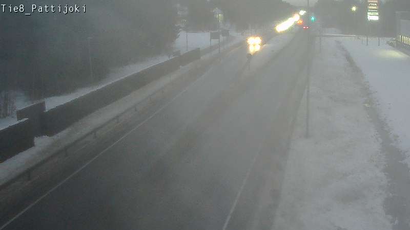 Weather Camera Image Road 8 Raahe, Pattijoki, Raahe, Pohjois-Pohjanmaa
