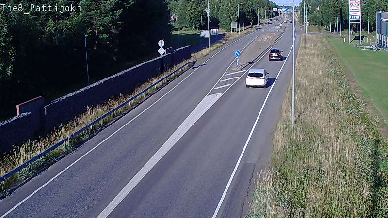 Weather Camera Image Road 8 Raahe, Pattijoki, Raahe, Pohjois-Pohjanmaa
