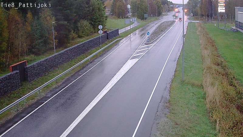 Weather Camera Image Road 8 Raahe, Pattijoki, Raahe, Pohjois-Pohjanmaa