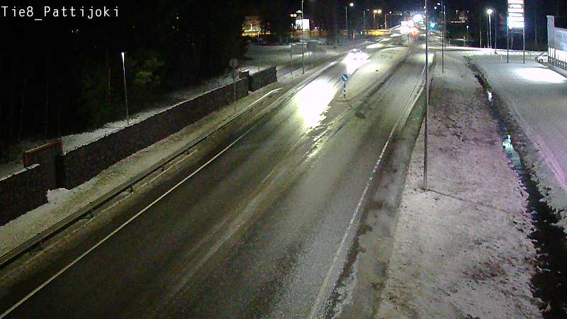 Weather Camera Image Väg 8 Raahe, Pattijoki, Raahe, Pohjois-Pohjanmaa