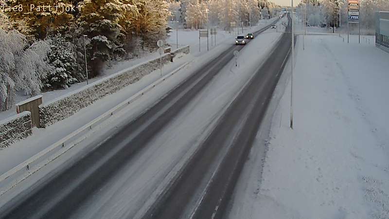 Weather Camera Image Road 8 Raahe, Pattijoki, Raahe, Pohjois-Pohjanmaa