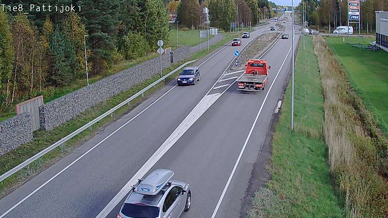 Kelikamerat Kuva Tie 8 Raahe, Pattijoki, Raahe, Pohjois-Pohjanmaa
