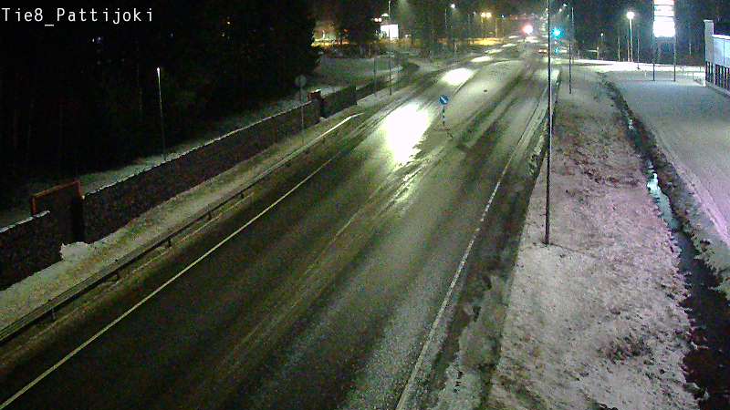Weather Camera Image Väg 8 Raahe, Pattijoki, Raahe, Pohjois-Pohjanmaa