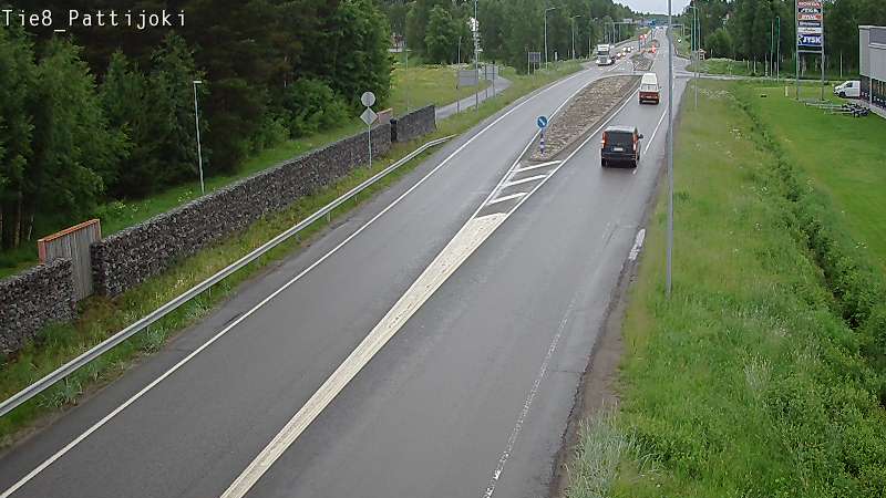 Kelikamerat Kuva Tie 8 Raahe, Pattijoki, Raahe, Pohjois-Pohjanmaa