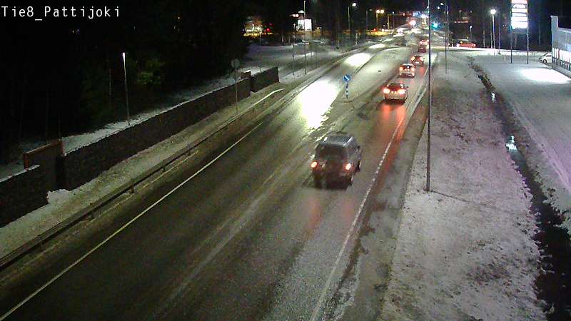 Weather Camera Image Väg 8 Raahe, Pattijoki, Raahe, Pohjois-Pohjanmaa