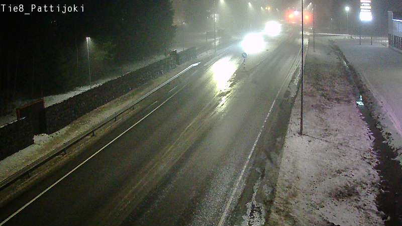 Weather Camera Image Väg 8 Raahe, Pattijoki, Raahe, Pohjois-Pohjanmaa