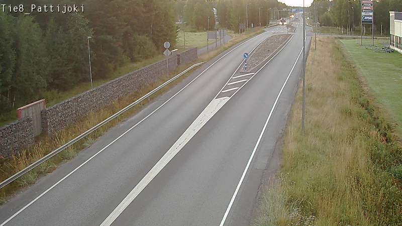 Weather Camera Image Road 8 Raahe, Pattijoki, Raahe, Pohjois-Pohjanmaa