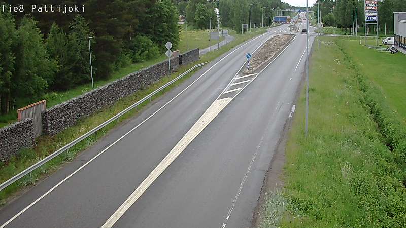 Weather Camera Image Road 8 Raahe, Pattijoki, Raahe, Pohjois-Pohjanmaa