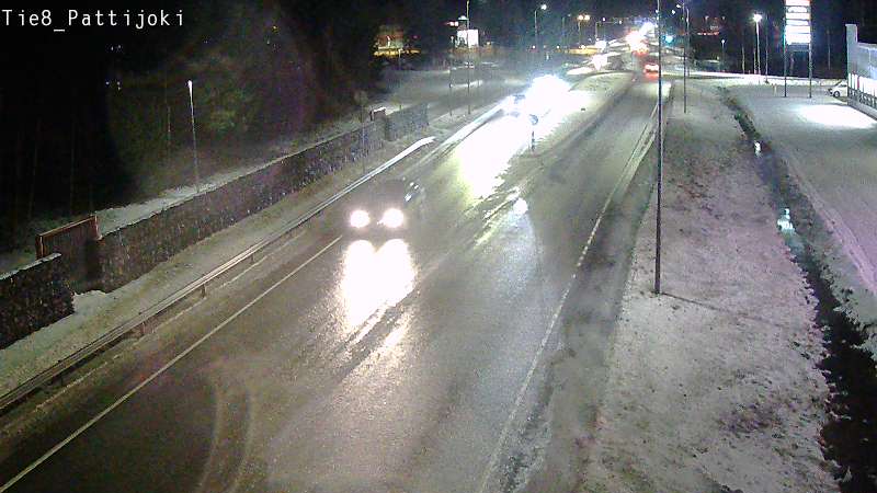 Weather Camera Image Väg 8 Raahe, Pattijoki, Raahe, Pohjois-Pohjanmaa