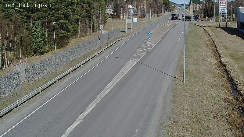 Kelikamerat Kuva Tie 8 Raahe, Pattijoki, Raahe, Pohjois-Pohjanmaa