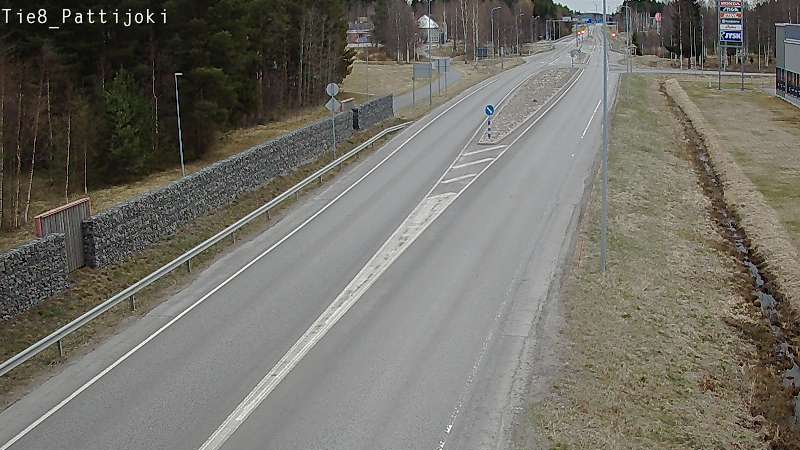 Weather Camera Image Väg 8 Raahe, Pattijoki, Raahe, Pohjois-Pohjanmaa