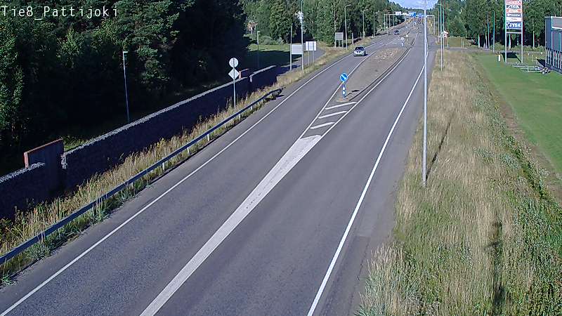 Weather Camera Image Road 8 Raahe, Pattijoki, Raahe, Pohjois-Pohjanmaa
