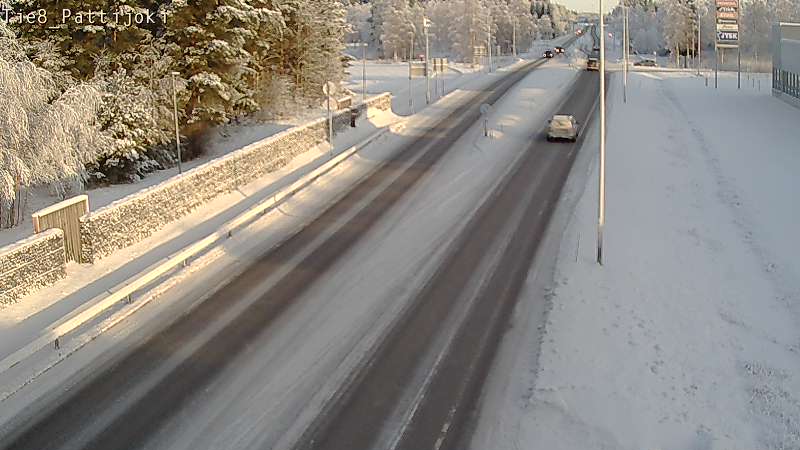 Weather Camera Image Road 8 Raahe, Pattijoki, Raahe, Pohjois-Pohjanmaa