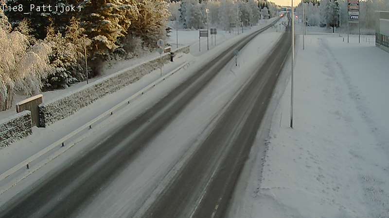 Weather Camera Image Road 8 Raahe, Pattijoki, Raahe, Pohjois-Pohjanmaa
