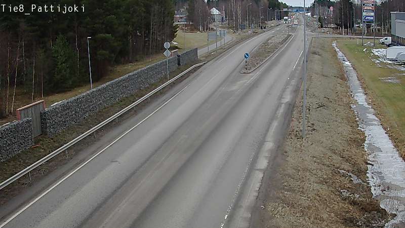 Weather Camera Image Road 8 Raahe, Pattijoki, Raahe, Pohjois-Pohjanmaa