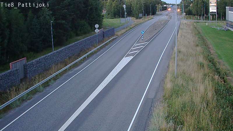 Weather Camera Image Road 8 Raahe, Pattijoki, Raahe, Pohjois-Pohjanmaa