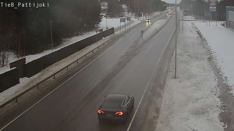 Weather Camera Image Väg 8 Raahe, Pattijoki, Raahe, Pohjois-Pohjanmaa