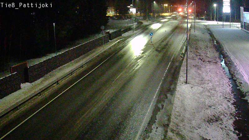 Weather Camera Image Väg 8 Raahe, Pattijoki, Raahe, Pohjois-Pohjanmaa