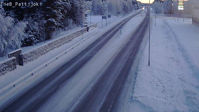 Weather Camera Image Road 8 Raahe, Pattijoki, Raahe, Pohjois-Pohjanmaa