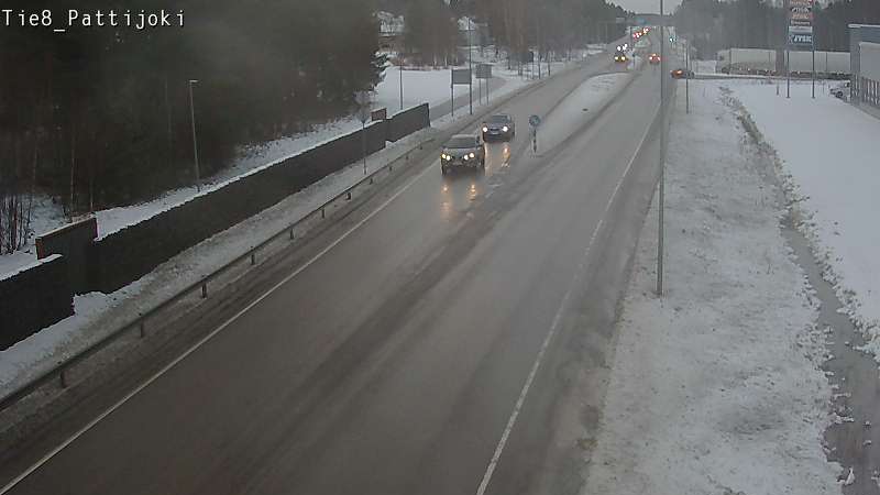 Weather Camera Image Road 8 Raahe, Pattijoki, Raahe, Pohjois-Pohjanmaa