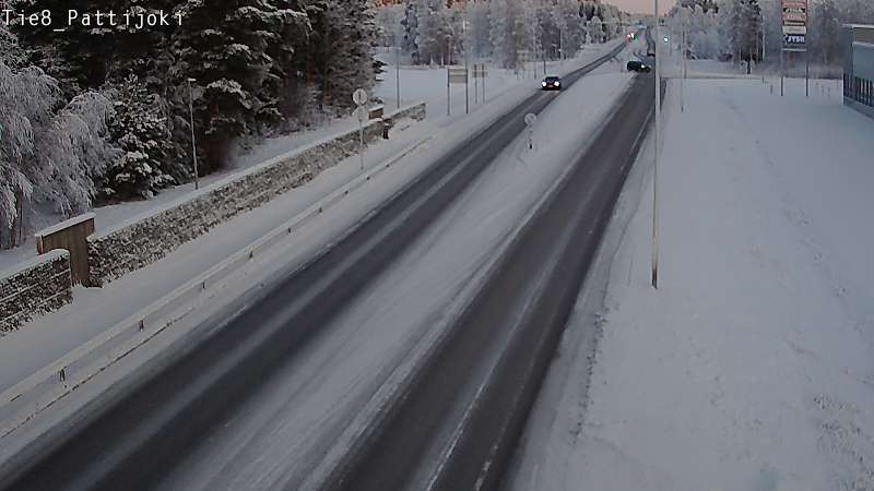 Weather Camera Image Road 8 Raahe, Pattijoki, Raahe, Pohjois-Pohjanmaa