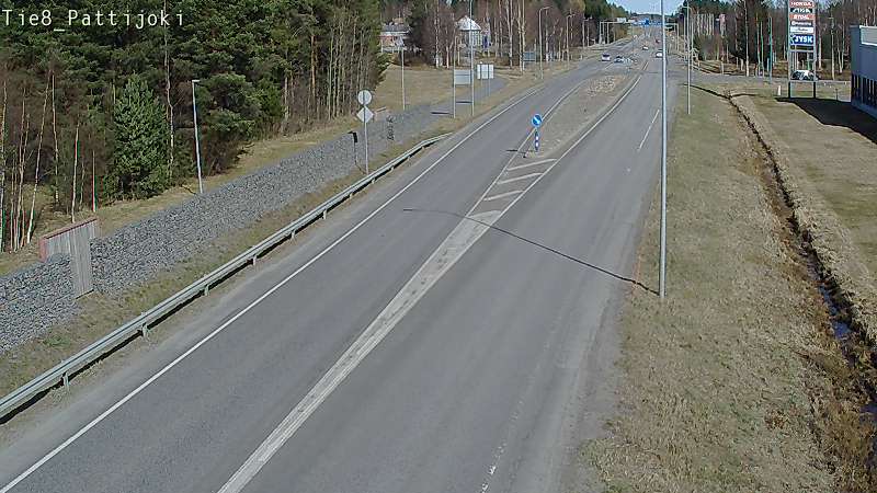 Kelikamerat Kuva Tie 8 Raahe, Pattijoki, Raahe, Pohjois-Pohjanmaa
