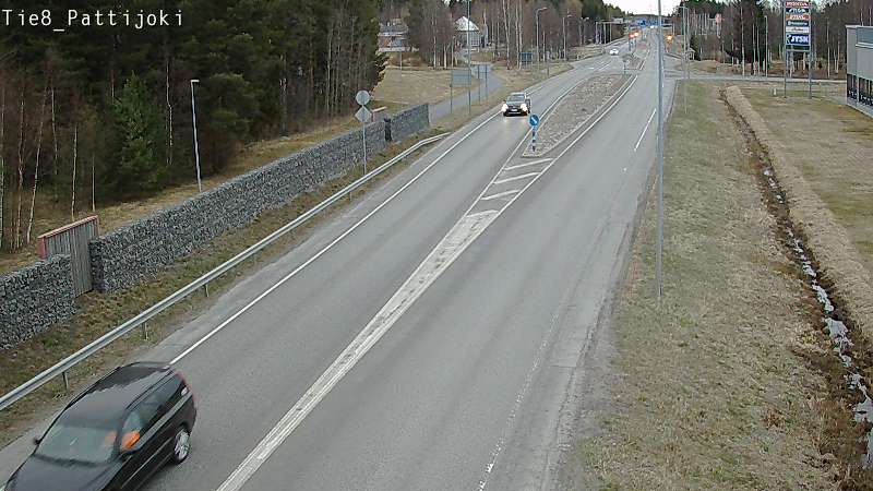 Weather Camera Image Väg 8 Raahe, Pattijoki, Raahe, Pohjois-Pohjanmaa