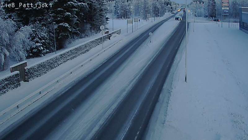 Weather Camera Image Road 8 Raahe, Pattijoki, Raahe, Pohjois-Pohjanmaa