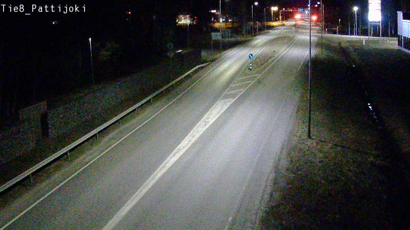 Weather Camera Image Väg 8 Raahe, Pattijoki, Raahe, Pohjois-Pohjanmaa