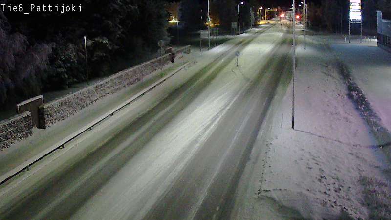 Weather Camera Image Road 8 Raahe, Pattijoki, Raahe, Pohjois-Pohjanmaa