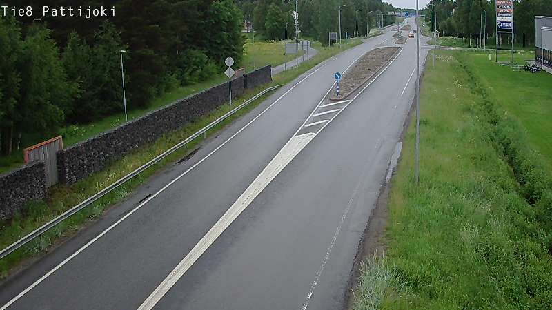 Kelikamerat Kuva Tie 8 Raahe, Pattijoki, Raahe, Pohjois-Pohjanmaa