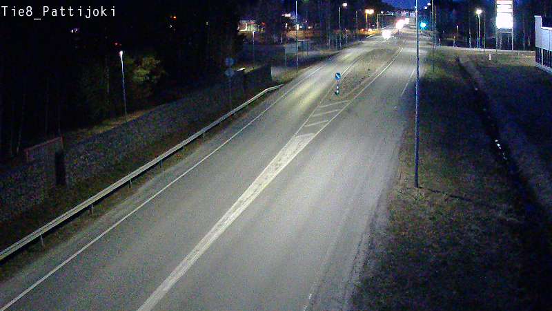 Weather Camera Image Väg 8 Raahe, Pattijoki, Raahe, Pohjois-Pohjanmaa