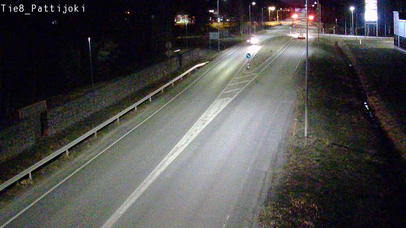 Weather Camera Image Väg 8 Raahe, Pattijoki, Raahe, Pohjois-Pohjanmaa