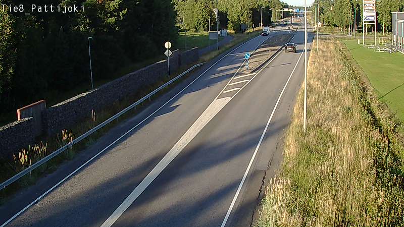 Weather Camera Image Road 8 Raahe, Pattijoki, Raahe, Pohjois-Pohjanmaa