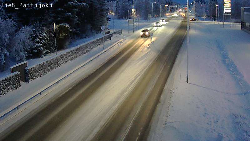 Weather Camera Image Road 8 Raahe, Pattijoki, Raahe, Pohjois-Pohjanmaa