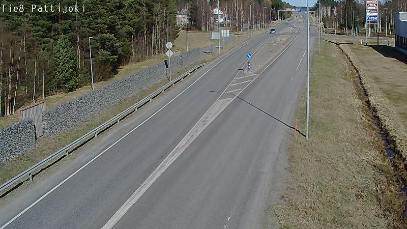 Kelikamerat Kuva Tie 8 Raahe, Pattijoki, Raahe, Pohjois-Pohjanmaa