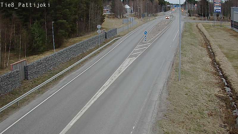 Weather Camera Image Väg 8 Raahe, Pattijoki, Raahe, Pohjois-Pohjanmaa