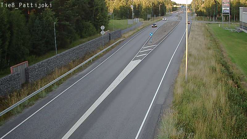 Weather Camera Image Road 8 Raahe, Pattijoki, Raahe, Pohjois-Pohjanmaa