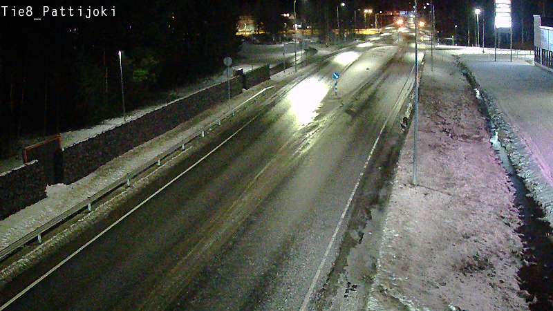 Weather Camera Image Väg 8 Raahe, Pattijoki, Raahe, Pohjois-Pohjanmaa