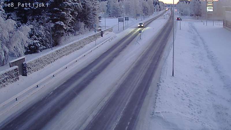 Weather Camera Image Road 8 Raahe, Pattijoki, Raahe, Pohjois-Pohjanmaa