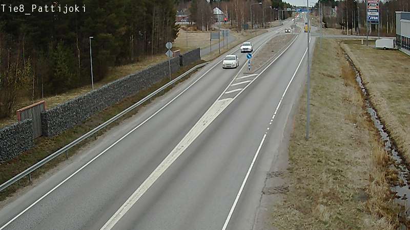 Weather Camera Image Väg 8 Raahe, Pattijoki, Raahe, Pohjois-Pohjanmaa